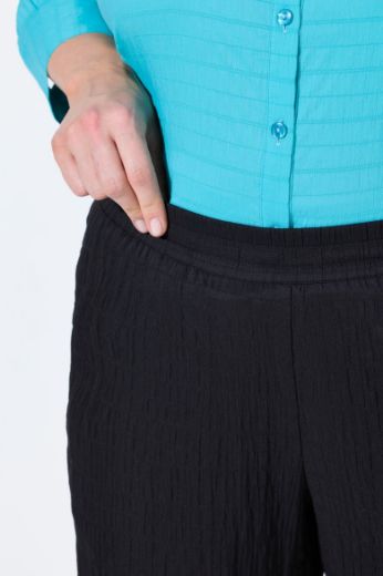 Plus size veliki brojevi Hlače skraćenih širokih nogavica za punije