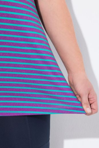 Plus size veliki brojevi Majica kratkih rukava V ovratnika za punije