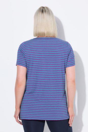 Plus size veliki brojevi Majica kratkih rukava V ovratnika za punije