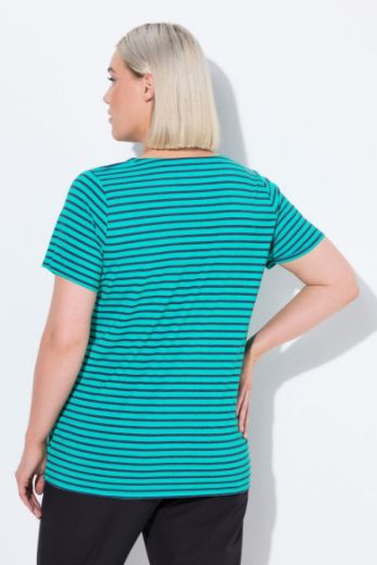 Plus size veliki brojevi Majica kratkih rukava V ovratnika za punije