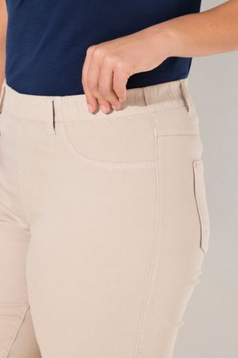 Plus size veliki brojevi Traperice skraćenih širokih nogavica za punije