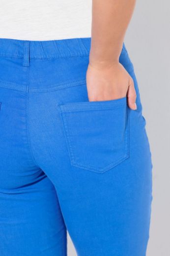 Plus size veliki brojevi Traperice skraćenih širokih nogavica za punije