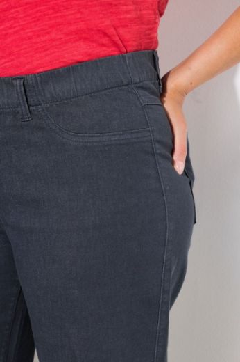 Plus size veliki brojevi Traperice skraćenih širokih nogavica za punije