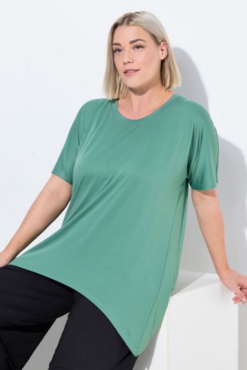 Plus size veliki brojevi Majica kratkih rukava okruglog ovratnika za punije