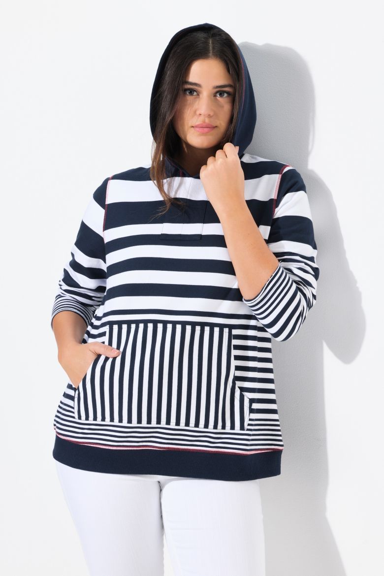 Plus size veliki brojevi Majica dugih rukava s kapuljačom za punije