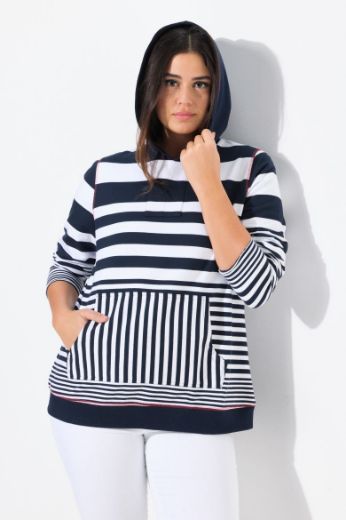 Plus size veliki brojevi Majica dugih rukava s kapuljačom za punije