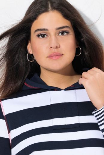 Plus size veliki brojevi Majica dugih rukava s kapuljačom za punije
