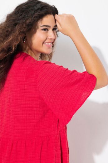 Plus size veliki brojevi Haljina midi A kroja za punije