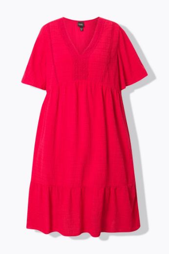 Plus size veliki brojevi Haljina midi A kroja za punije
