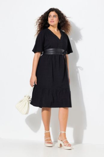 Plus size veliki brojevi Haljina midi A kroja za punije
