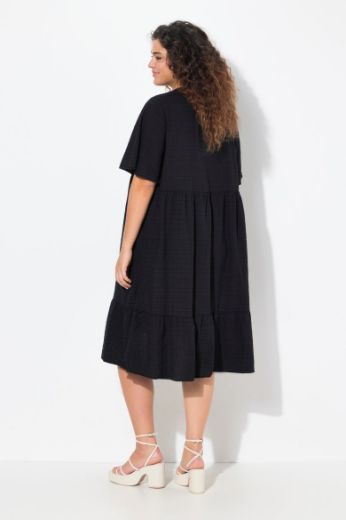 Plus size veliki brojevi Haljina midi A kroja za punije