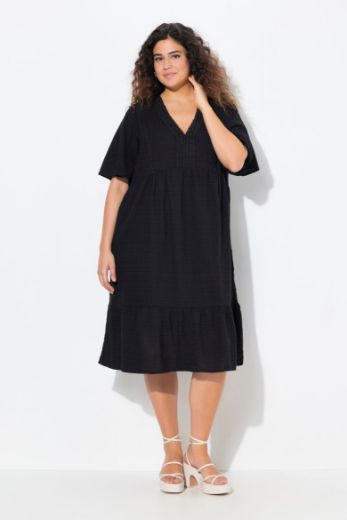 Plus size veliki brojevi Haljina midi A kroja za punije