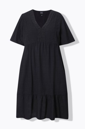 Plus size veliki brojevi Haljina midi A kroja za punije