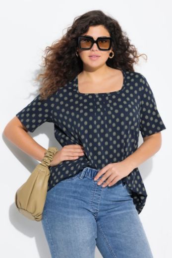 Plus size veliki brojevi Majica kratkih rukava A kroja za punije