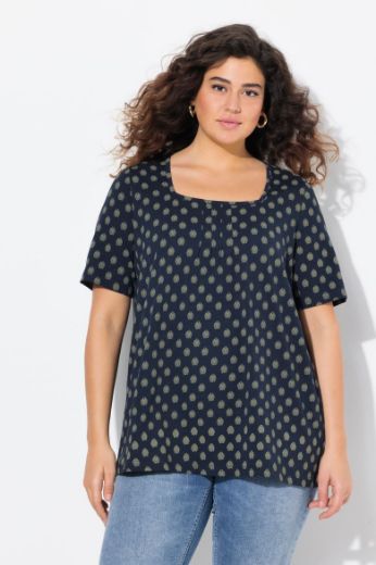 Plus size veliki brojevi Majica kratkih rukava A kroja za punije