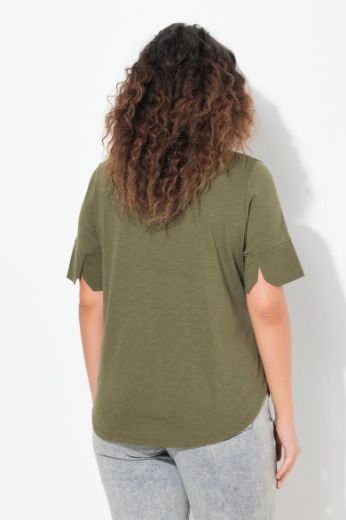 Plus size veliki brojevi Majica kratkih rukava okruglog ovratnika za punije
