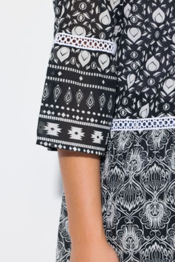 Plus size veliki brojevi Bluza 3/4 rukava dužeg kroja za punije