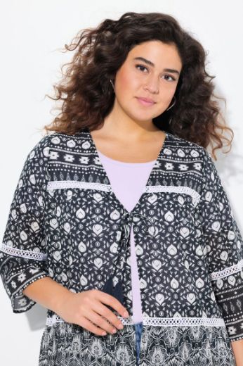 Plus size veliki brojevi Bluza 3/4 rukava dužeg kroja za punije