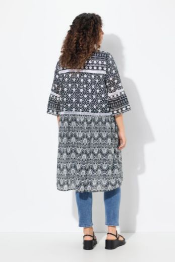 Plus size veliki brojevi Bluza 3/4 rukava dužeg kroja za punije