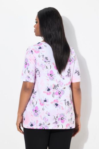 Plus size veliki brojevi Majica kratkih rukava okruglog ovratnika za punije