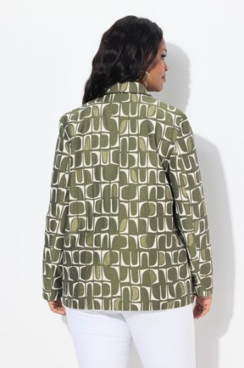Plus size veliki brojevi Bluza dugih rukava na kopčanje za punije