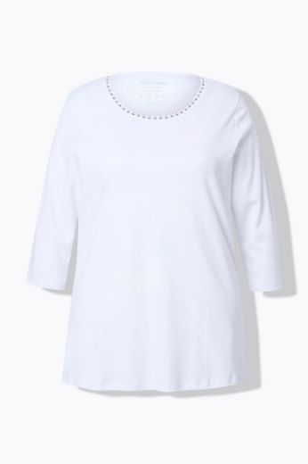 Plus size veliki brojevi Majica 3/4 rukava A kroja za punije