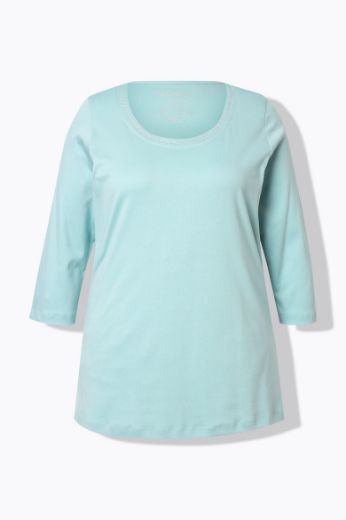 Plus size veliki brojevi Majica 3/4 rukava A kroja za punije