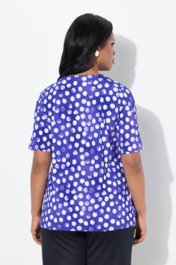 Plus size veliki brojevi Majica kratkih rukava V ovratnika za punije