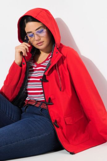 Plus size veliki brojevi Jakna s kapuljačom vodootporna za punije