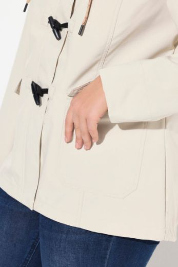 Plus size veliki brojevi Jakna s kapuljačom vodootporna za punije