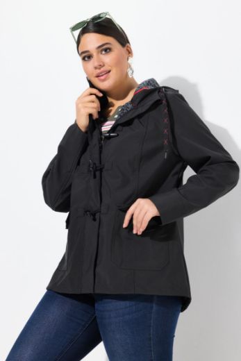 Plus size veliki brojevi Jakna s kapuljačom vodootporna za punije