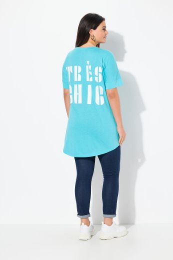 Plus size veliki brojevi Majica kratkih rukava dužeg kroja za punije