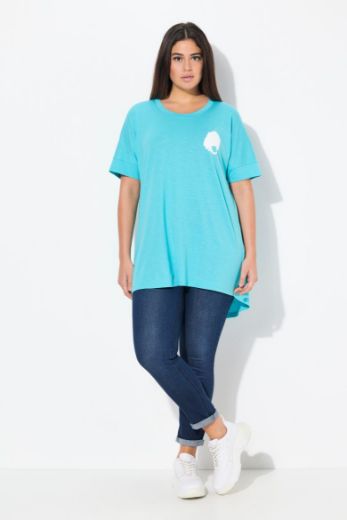 Plus size veliki brojevi Majica kratkih rukava dužeg kroja za punije