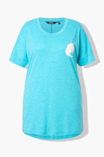 Plus size veliki brojevi Majica kratkih rukava dužeg kroja za punije