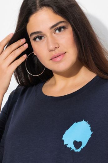 Plus size veliki brojevi Majica kratkih rukava dužeg kroja za punije