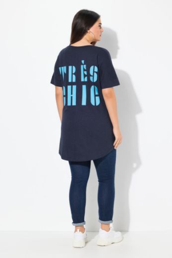 Plus size veliki brojevi Majica kratkih rukava dužeg kroja za punije