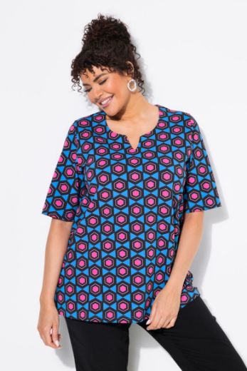 Plus size veliki brojevi Majica kratkih rukava A kroja za punije