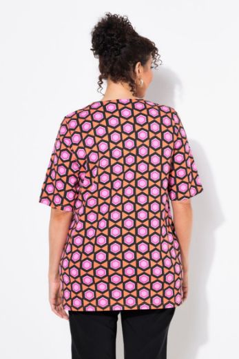 Plus size veliki brojevi Majica kratkih rukava A kroja za punije
