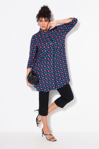 Plus size veliki brojevi Bluza 3/4 rukava dužeg A kroja za punije