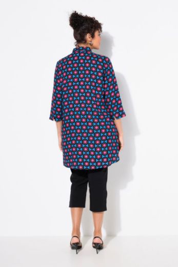 Plus size veliki brojevi Bluza 3/4 rukava dužeg A kroja za punije
