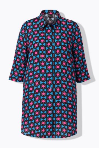 Plus size veliki brojevi Bluza 3/4 rukava dužeg A kroja za punije