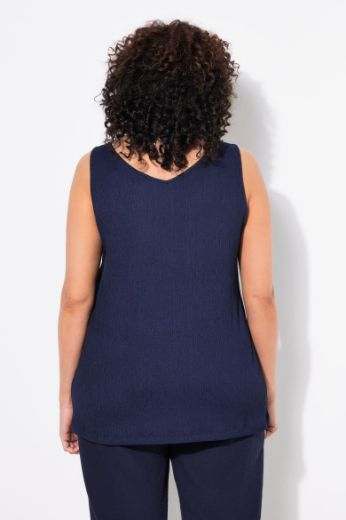 Plus size veliki brojevi Top bez rukava V ovratnika za punije
