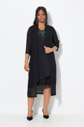 Plus size veliki brojevi Bluza 3/4 rukava dužeg kroja za punije