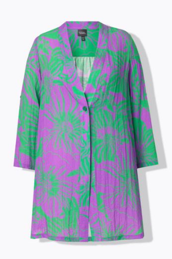Plus size veliki brojevi Bluza na kopčanje dužeg kroja za punije