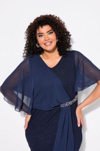 Plus size veliki brojevi Haljina maxi sa svjetlucavim efektom za punije