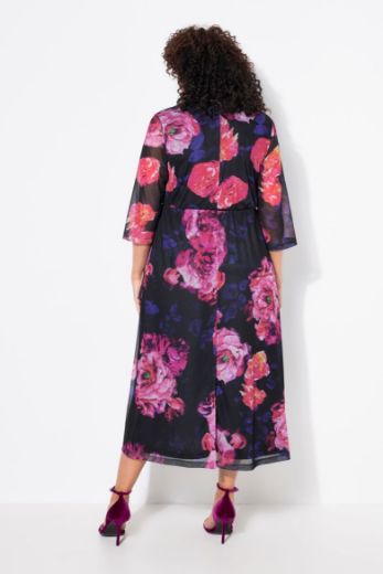 Plus size veliki brojevi Haljina maxi V ovratnika za punije