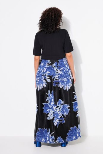 Plus size veliki brojevi Haljina maxi V ovratnika za punije