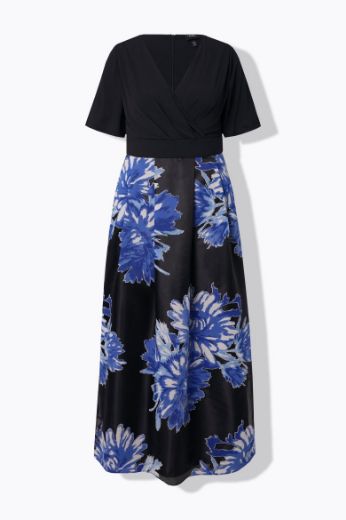 Plus size veliki brojevi Haljina maxi V ovratnika za punije