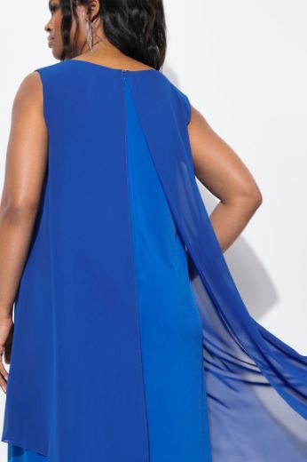 Plus size veliki brojevi Haljina bez rukava A kroja za punije