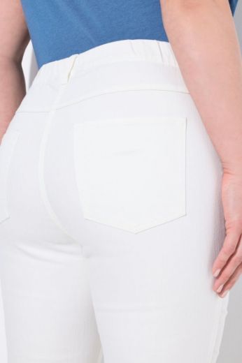 Plus size veliki brojevi Hlače elastičnog struka skraćenih nogavica za punije